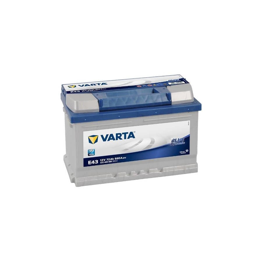 E43 Car Battery 12V Varta Blue Dynamic Sealed Calcium 4 Yr Warranty Type 067