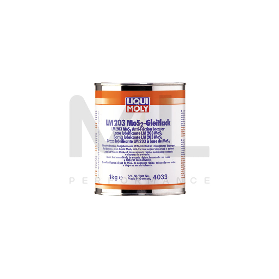 Liqui Moly LM 203 MoS2 Anti Friction Lacquer 1kg