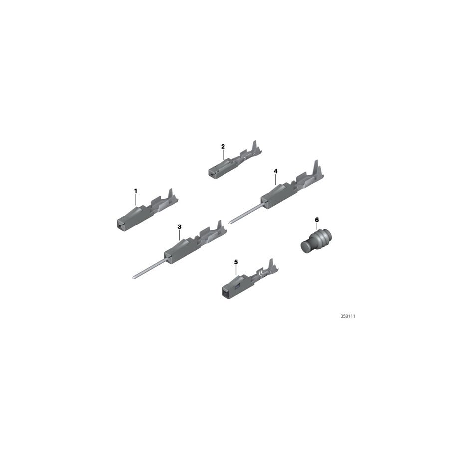 Genuine BMW 61138364614 F48 F26 Dummy Grommet MQS Ø=4mm (Inc. M340iX, 620d & 740eX) | ML Performance UK Car Parts