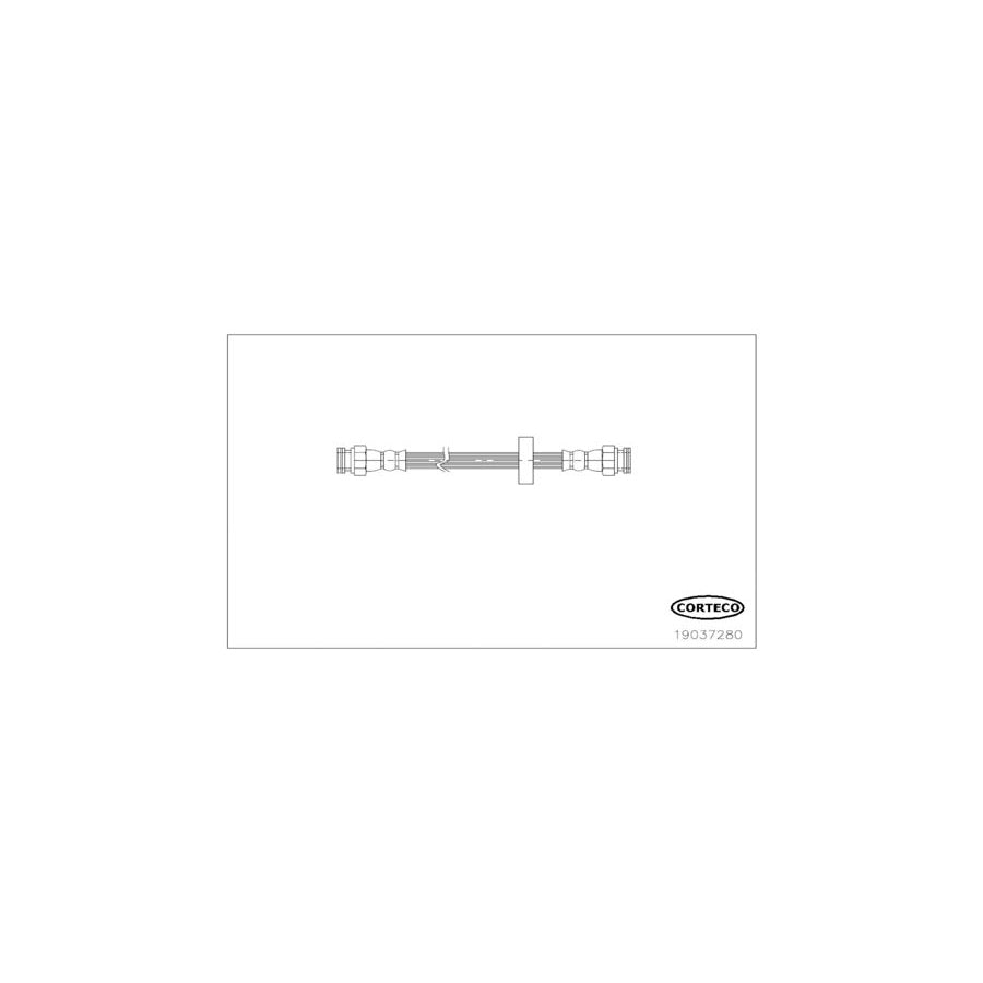 Corteco 19037280 Brake Hose For Fiat Doblo | ML Performance UK