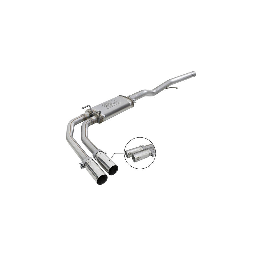 aFe 49-44098-P Cat-Back Exhaust System GM Silverado/Sierra 1500 09-18 / Silverado LD/Sierra Limited 2019 V6-4.3/V8-4.8/5.3L | ML Performance UK Car Parts