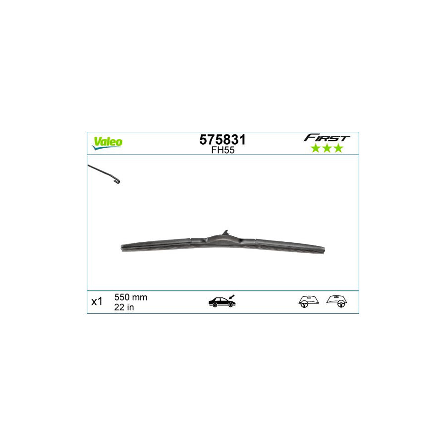 Valeo First Hybrid 575831 Wiper Blade | ML Performance UK Car Parts