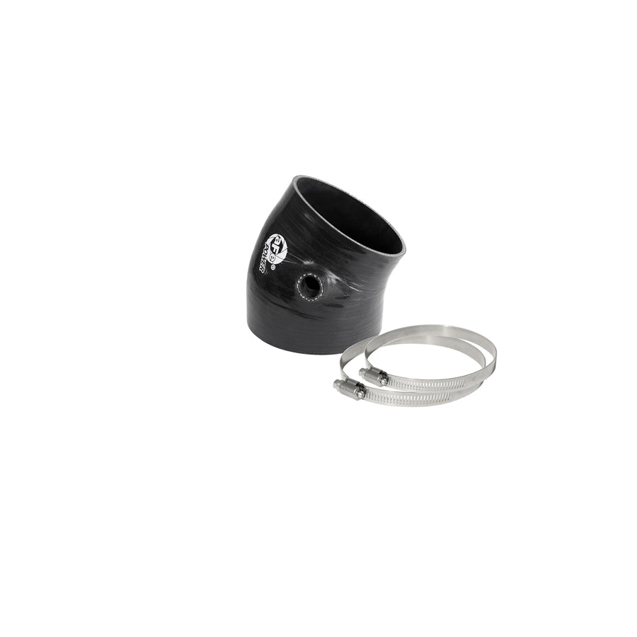 aFe 59-00115 (4-3/8 IN ID to 3-3/4 IN ID x 30 Deg.) Elbow Reducing Coupler - Black Replacement Coupling Kit | ML Performance UK Car Parts