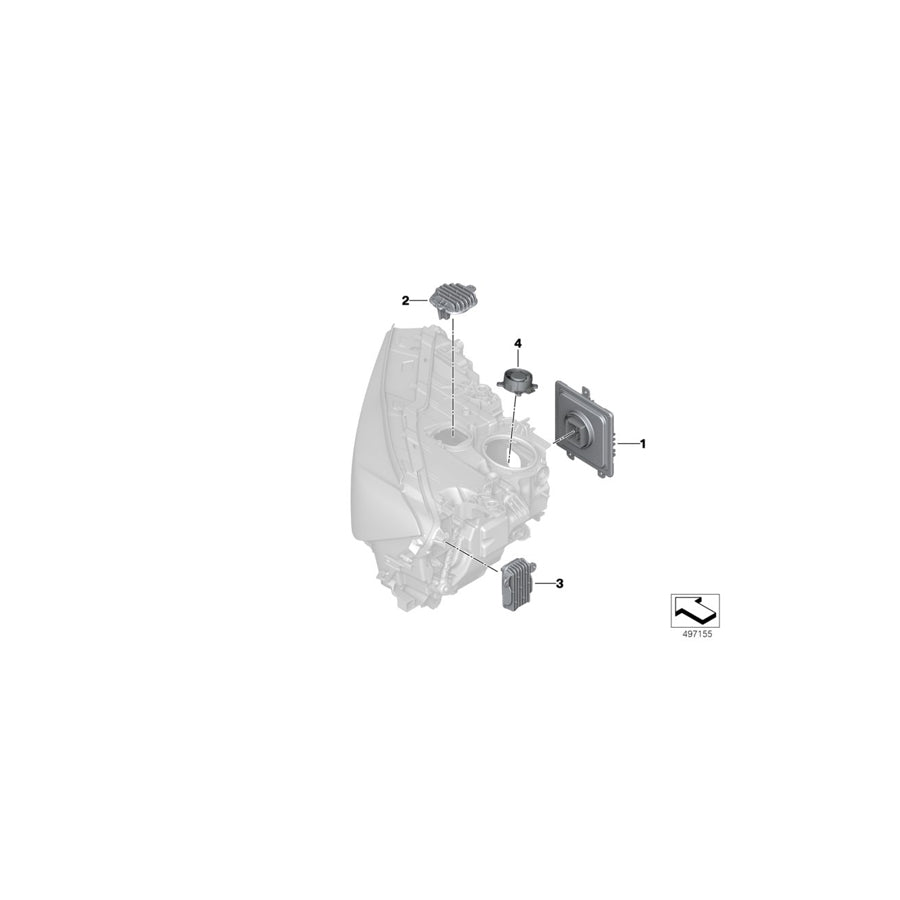 Genuine BMW 63119498407 G11 G12 Led Module, Daytime Running Lights, Left (Inc. 750iX, 730LdX & 740Li) | ML Performance UK