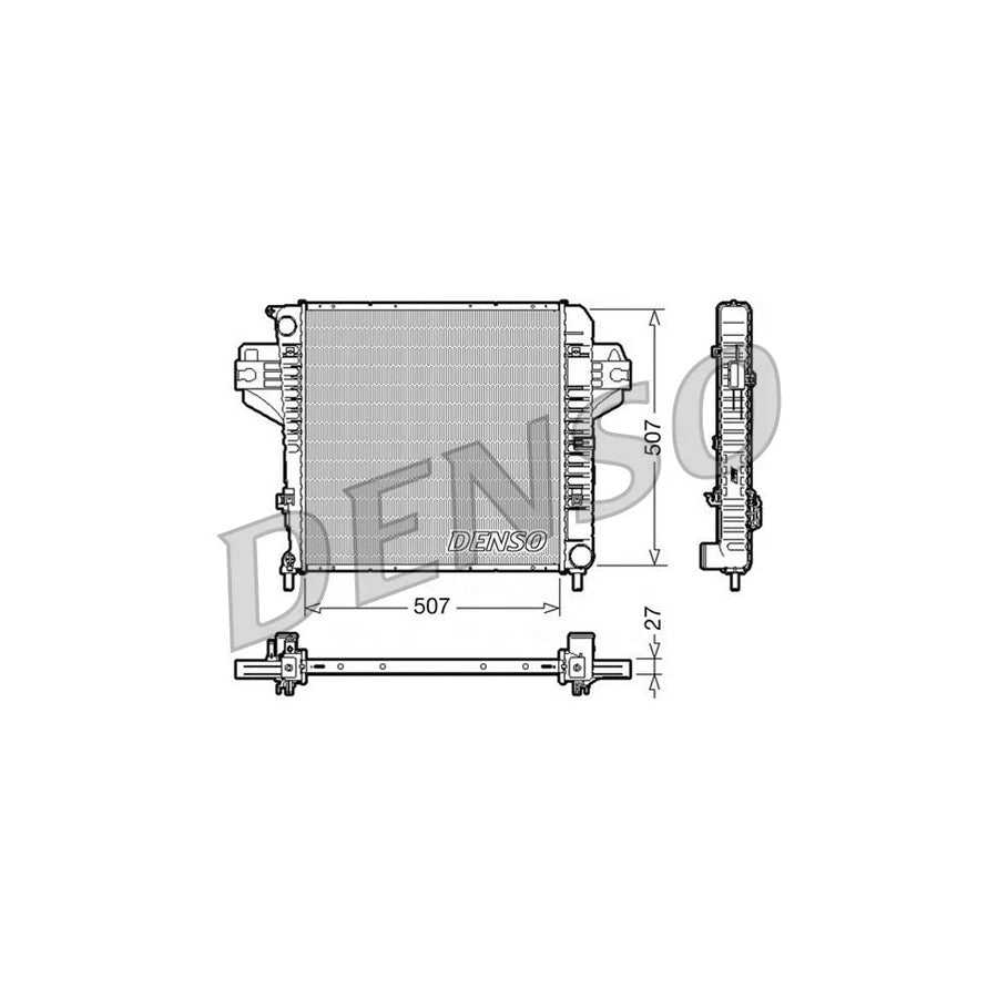 Denso DRM06030 Drm06030 Engine Radiator For Jeep Cherokee Iii (Kj) | ML Performance UK
