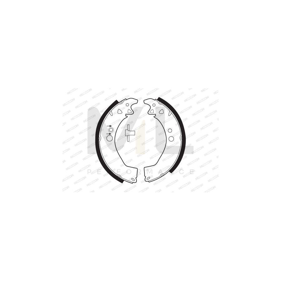 FERODO PREMIER FSB116 Brake Shoe Set with accessories | ML Performance Car Parts