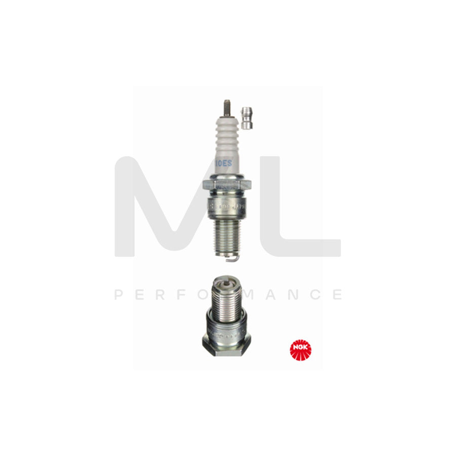 NGK BR10ES (4832) - Standard Spark Plug / Sparkplug - 5kOhm Resistor | ML Car Parts UK | ML Performance