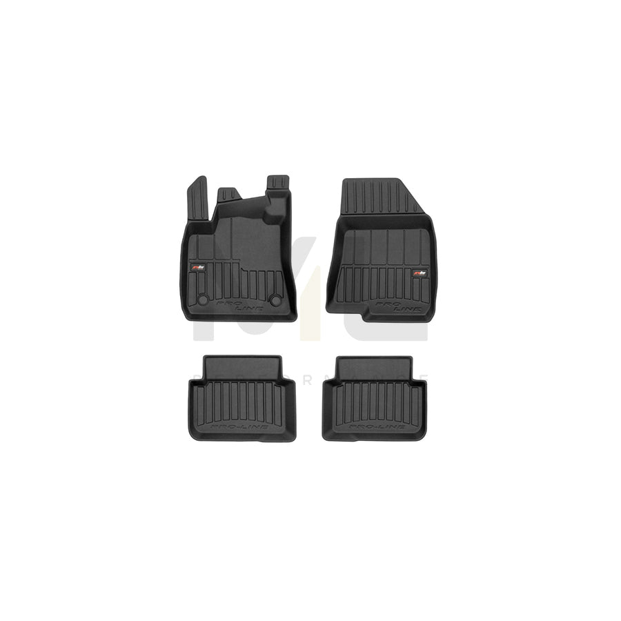 FROGUM Tailored, ProLine 3D427303 Floor mat set for DACIA Logan II MCV (L8) Elastomer, Front and Rear, Quantity: 4, Black | ML Performance Car Parts