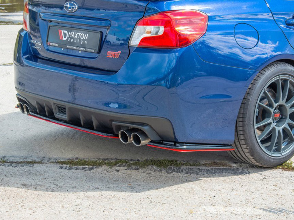 Maxton Design Subaru WRX Sti Central Rear Splitter V.2