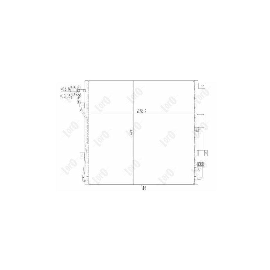 Abakus 0270160010 Air Conditioning Condenser | ML Performance UK