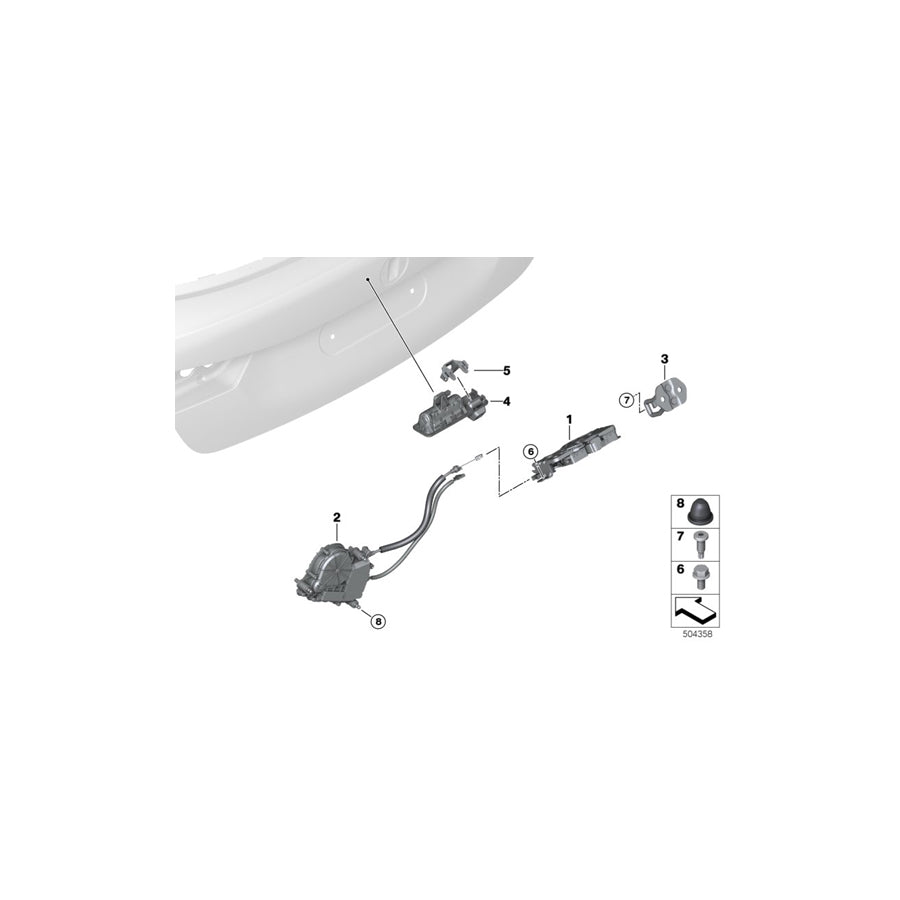 Genuine BMW 63217216997 F07 Snap-Lock Coupling (Inc. 630iX, M850iX & 650iX) | ML Performance UK