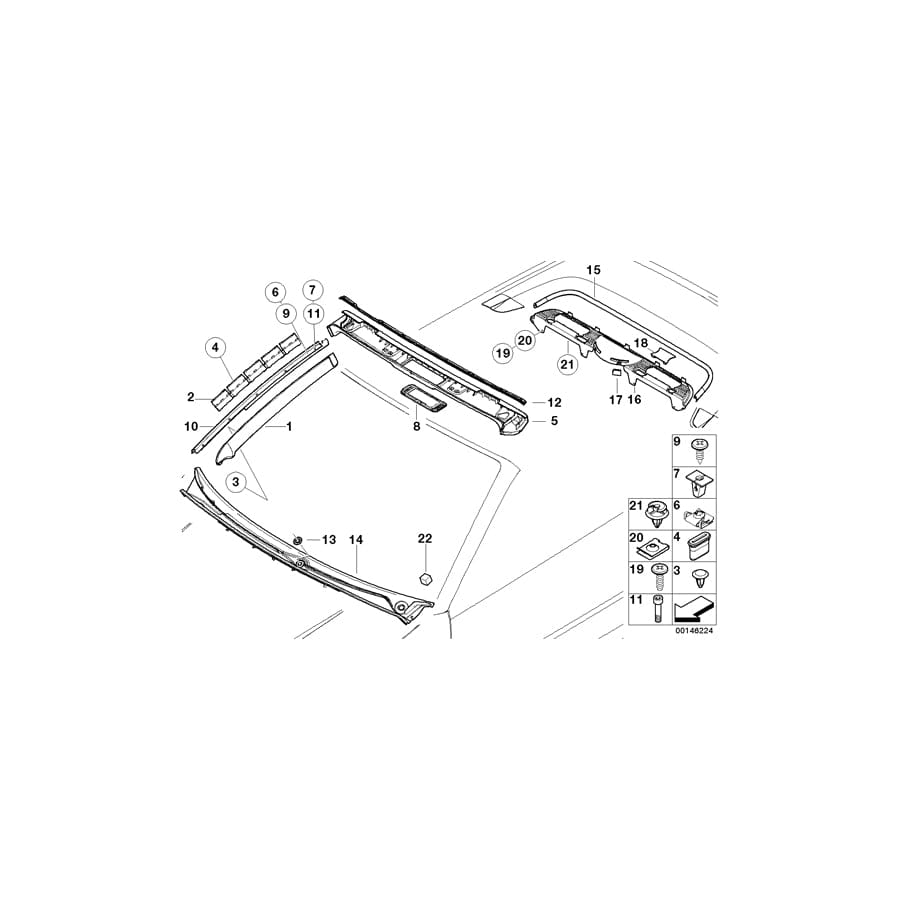Genuine BMW 11119157037 E32 E34 RR1 Grommet (Inc. 730i, 735i & 525td) | ML Performance UK Car Parts