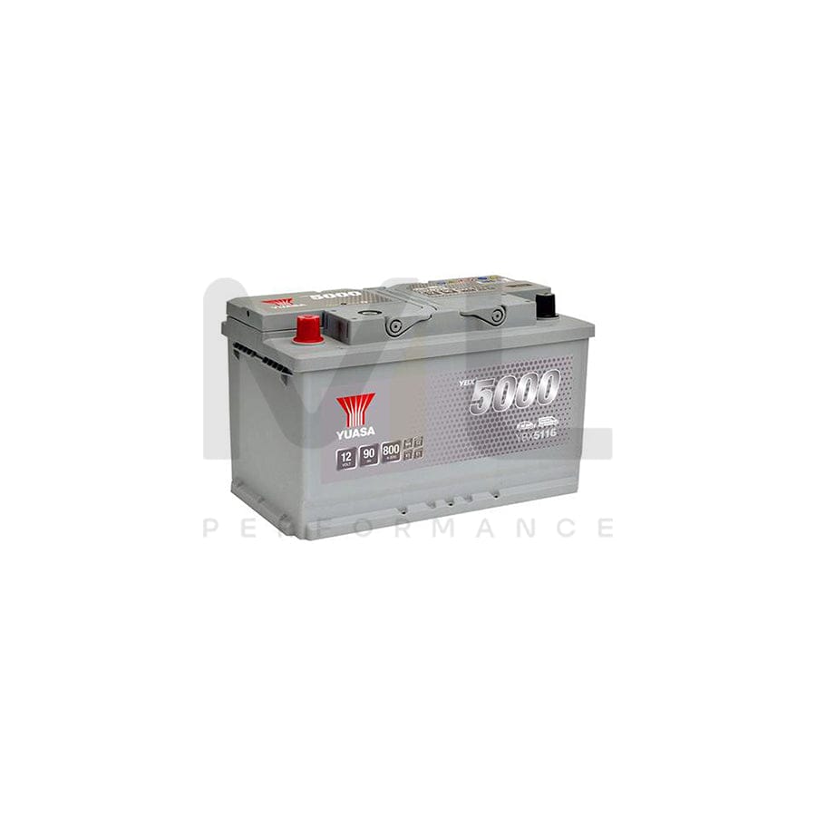 Yuasa YBX5116 12v 90Ah Silver High Performance SMF Battery | ML Performance UK Car Parts