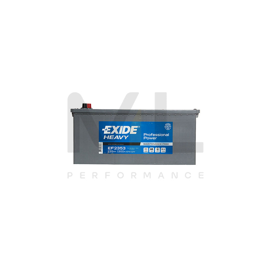 Exide Commercial Battery 625 - 2 Year Guarantee | ML Performance UK Car Parts