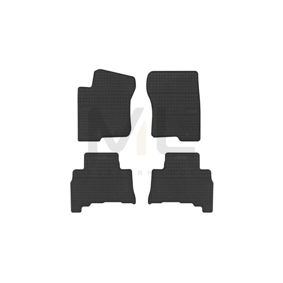 FROGUM Tailored 402126 Floor mat set for TOYOTA Land Cruiser Prado 150 (J150) Elastomer, Front and Rear, Quantity: 4, Black | ML Performance Car Parts