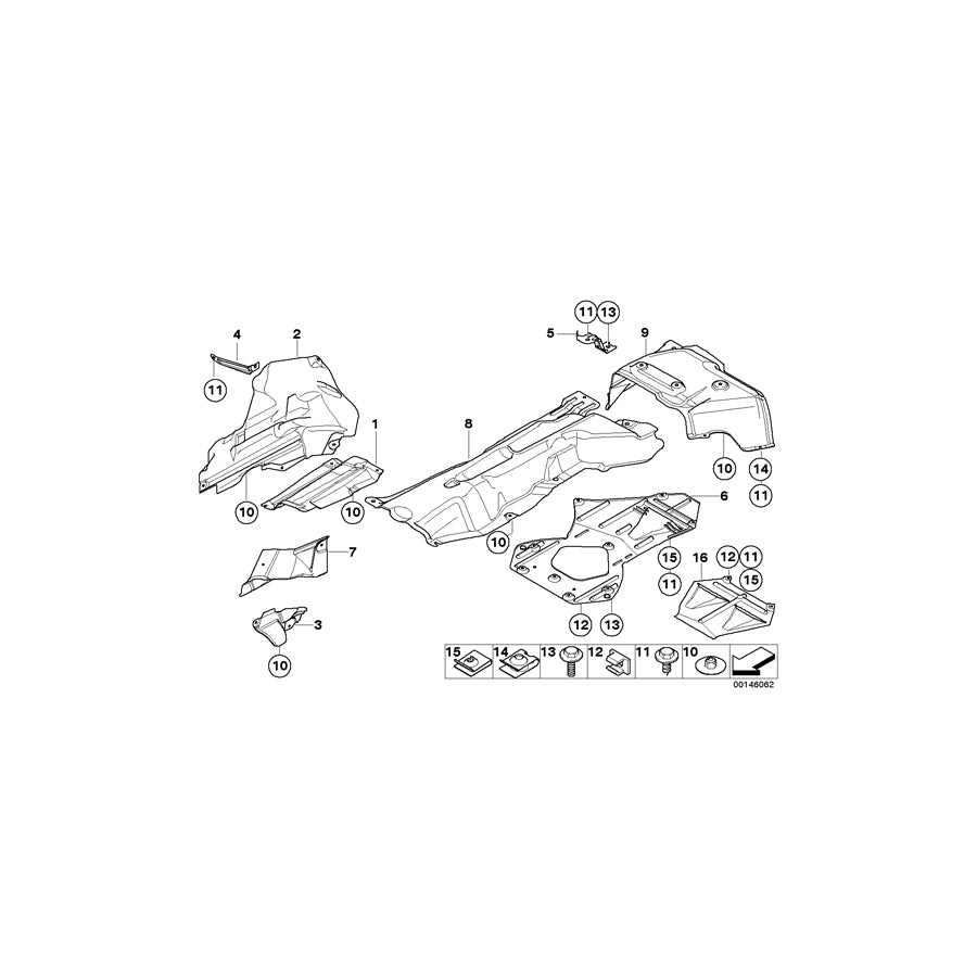 Genuine BMW 51487895447 E85 E86 Tunnel Heat Insulator (Inc. Z4 M3.2) | ML Performance UK