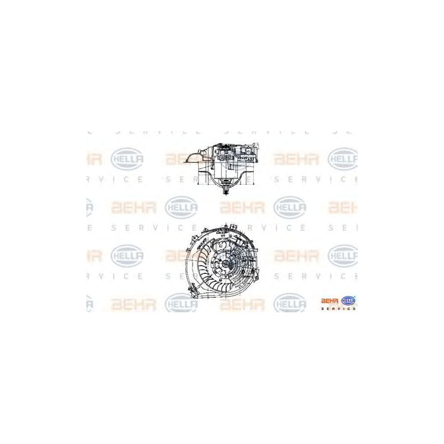 Hella 8EW 009 159-351 Interior Blower