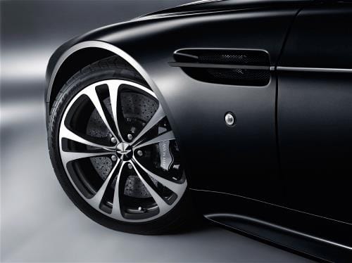Aston Martin AD23-36-10045 19" 10 Spoke Forged Wheel Kit Gloss Black Diamond Turned | ML Performance UK Car Parts