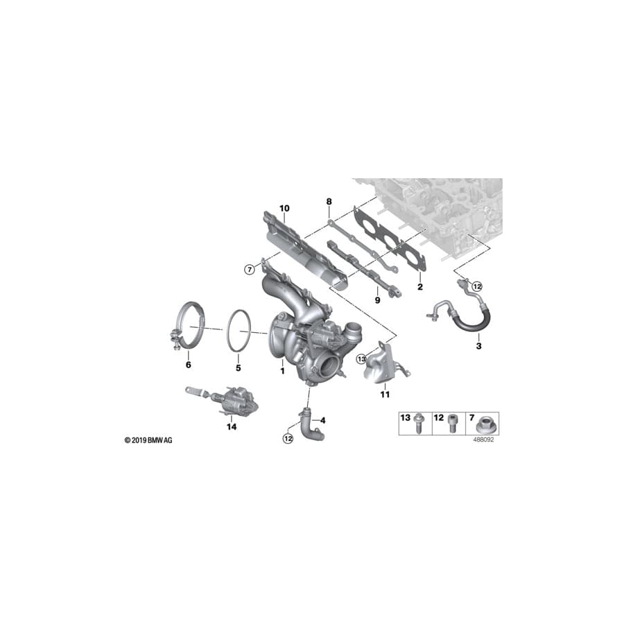 Genuine BMW 11628600048 Heat Resistant Plate (Inc. i8) | ML Performance UK Car Parts