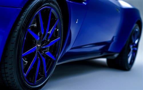 Aston Martin HY53-36-10039 DB11 20â 10-Spoke Gloss Black Wheel - Blue Tint | ML Performance UK Car Parts