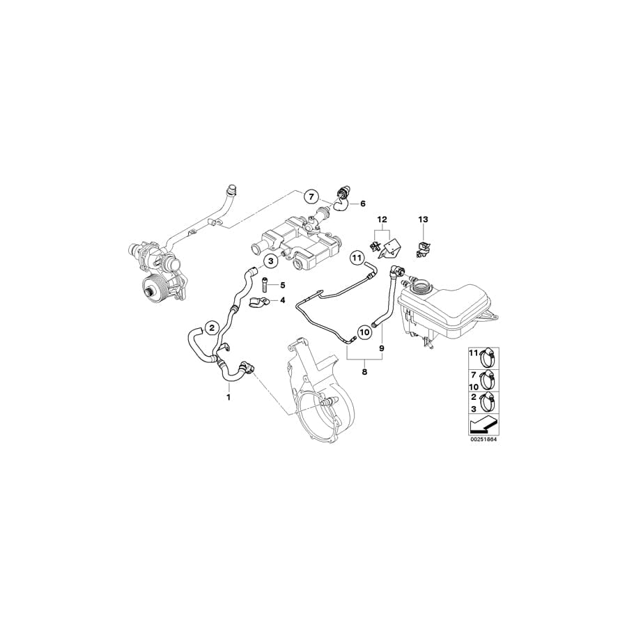 Genuine BMW 11537789028 E65 Vent Pipe (Inc. 740d) | ML Performance UK Car Parts