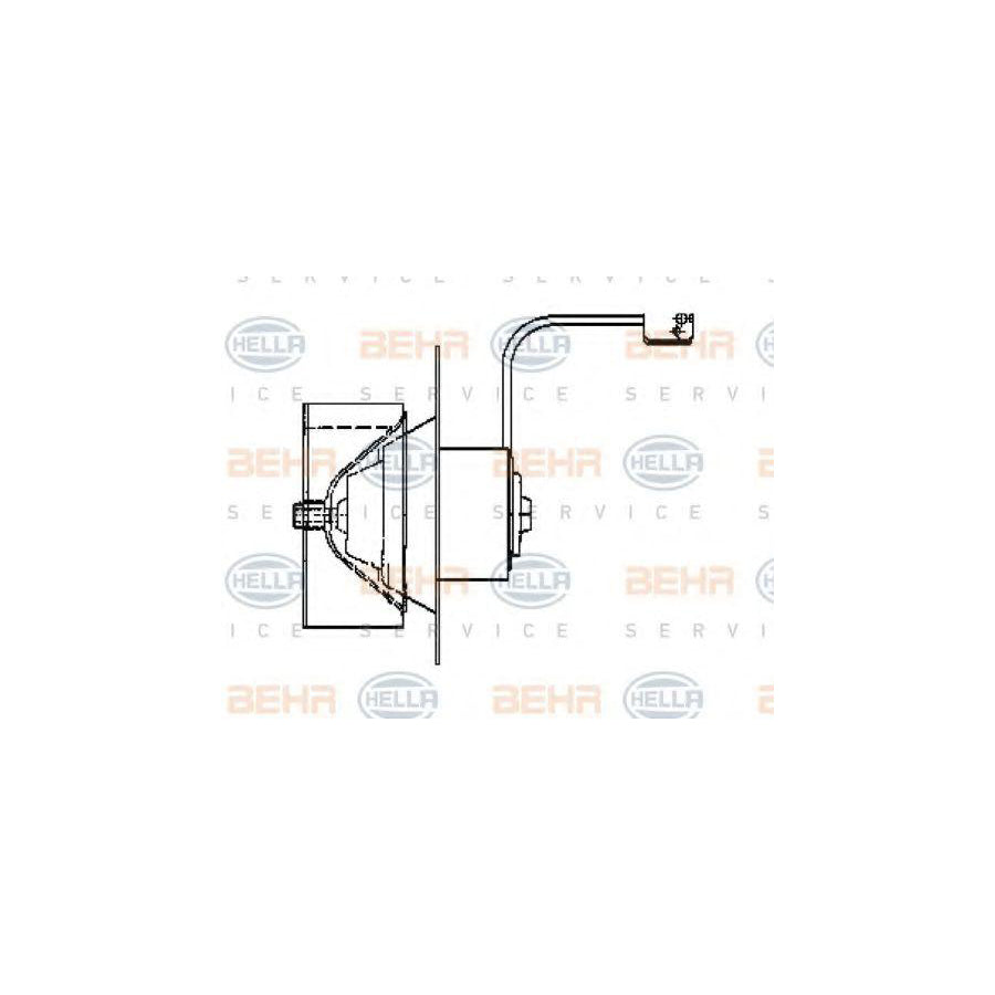 Hella 8EW 009 160-511 Interior Blower
