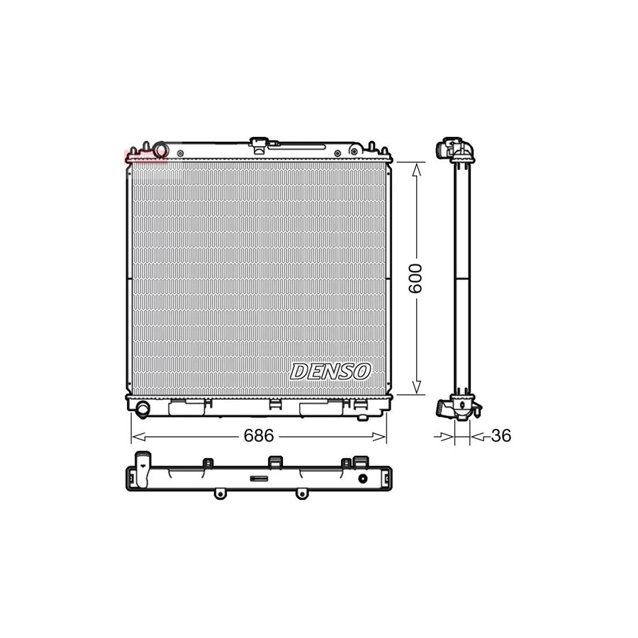 Denso DRM46041 Drm46041 Engine Radiator | ML Performance UK