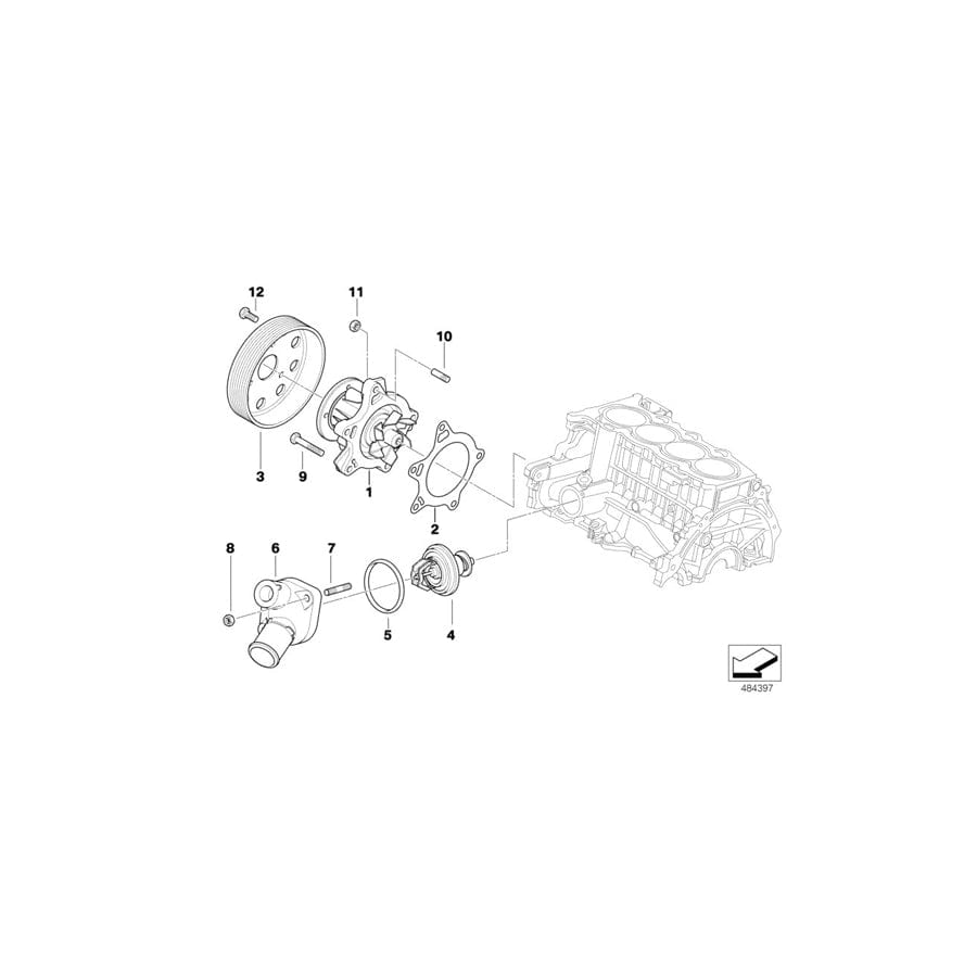 Genuine BMW 11537791860 R50 Stud Bolt M6X21 (Inc. One D) | ML Performance UK Car Parts