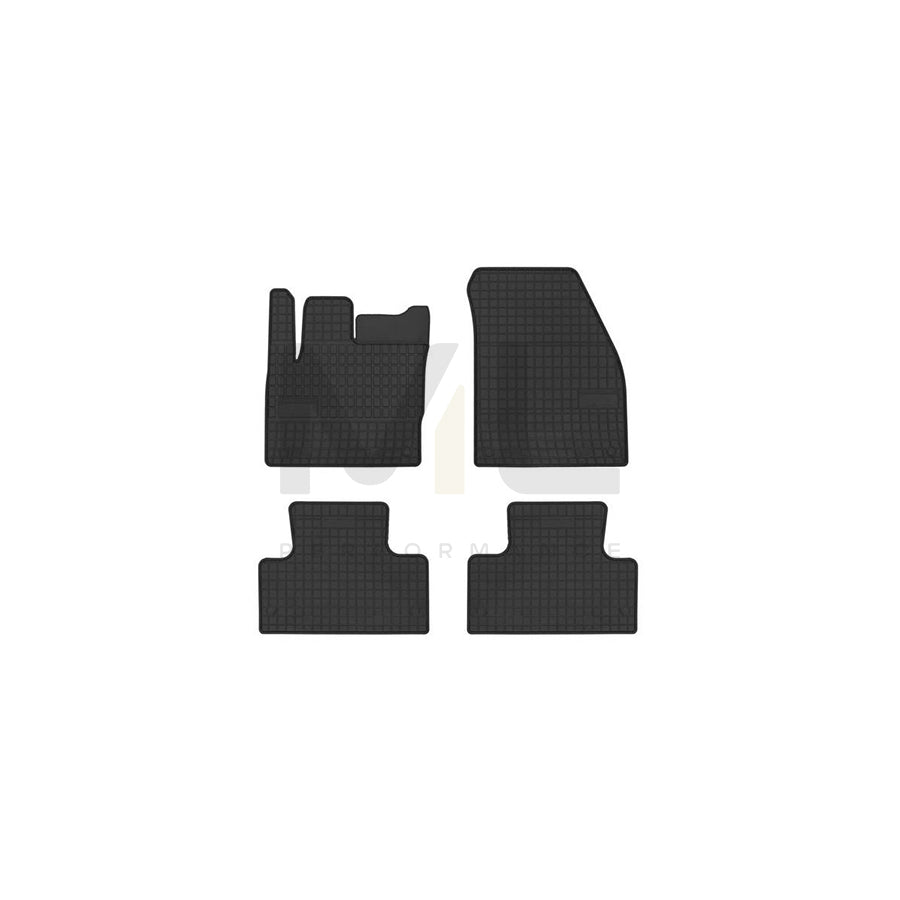 FROGUM Tailored 547334 Floor mat set for LAND ROVER Range Rover Evoque (L538) Elastomer, Front and Rear, Quantity: 4, Black | ML Performance Car Parts