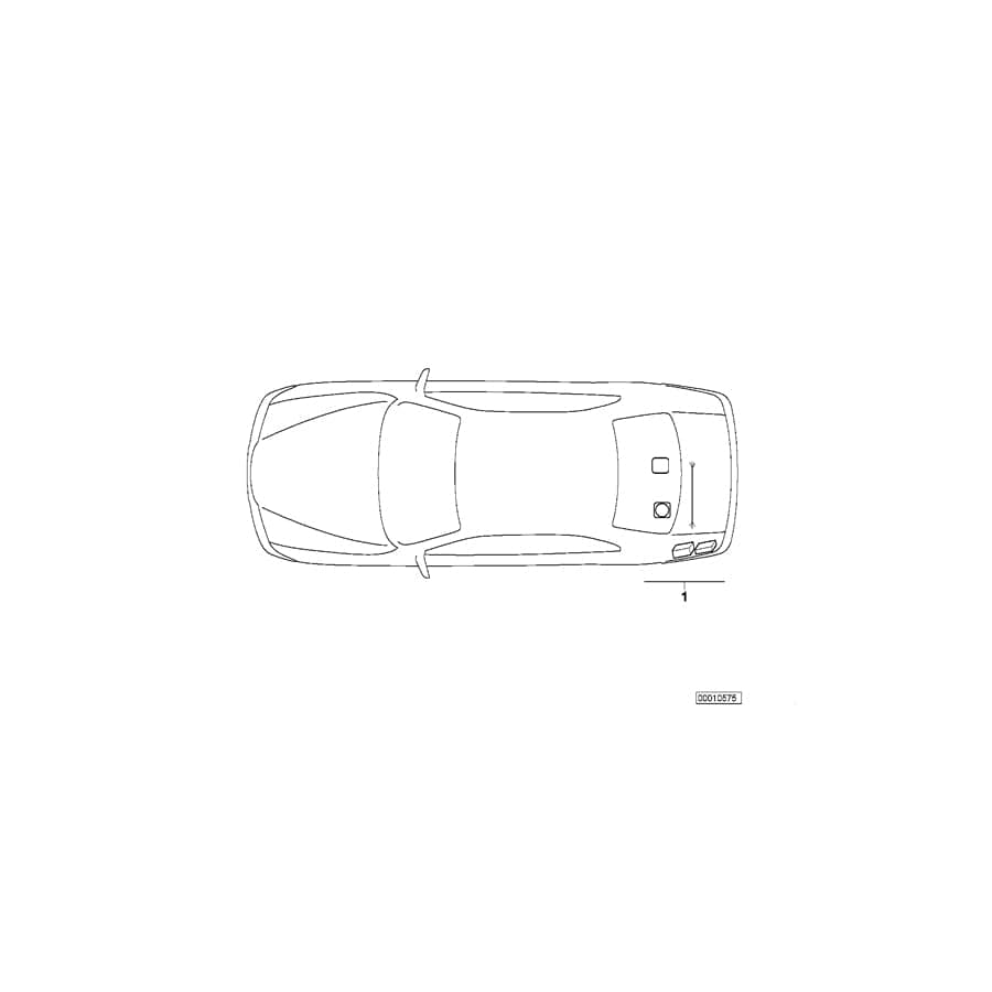 Genuine BMW 65128384680 E39 Base Support System (Inc. 525tds, 540iP & 530d) | ML Performance UK Car Parts