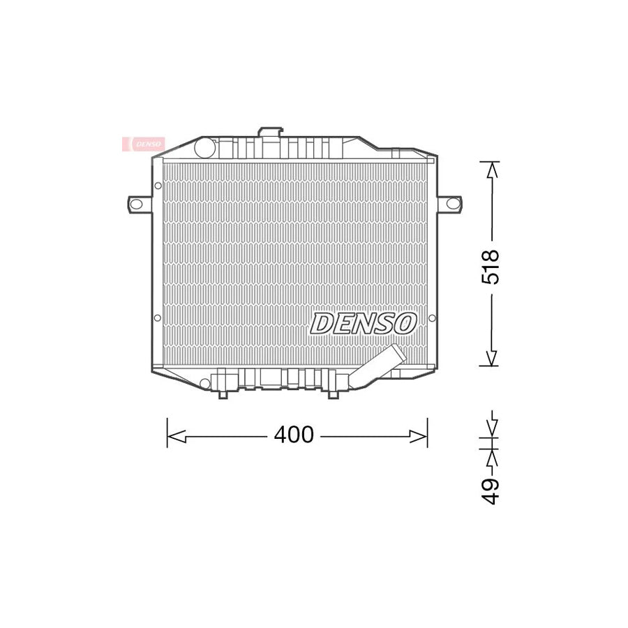Denso DRM45037 Drm45037 Engine Radiator For Mitsubishi L300 / Delica | ML Performance UK