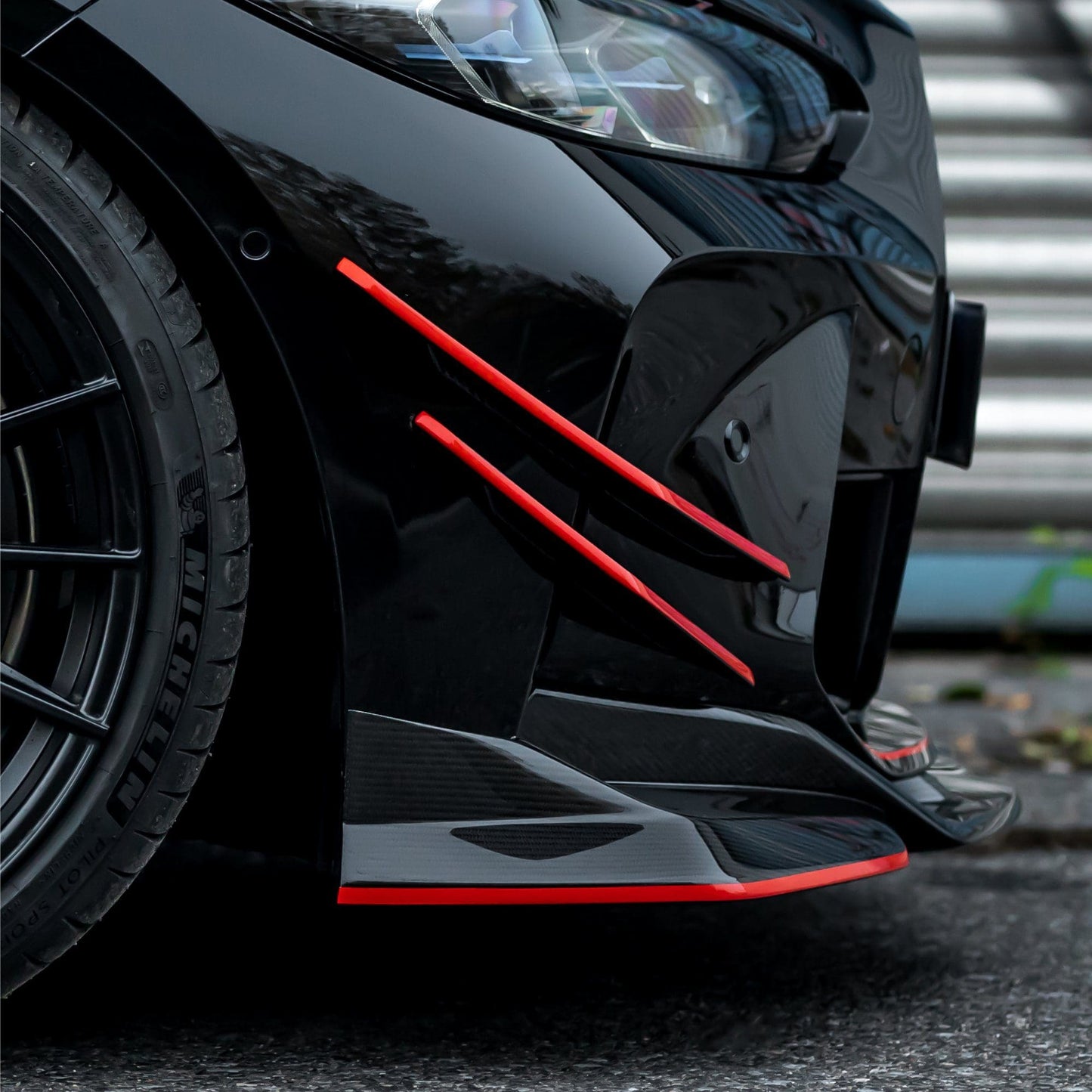 MANHART MH2G8011221 CARBON FRONT SPOILER FOR BMW G8X M3 / M4 (COMPETITION / CSL)