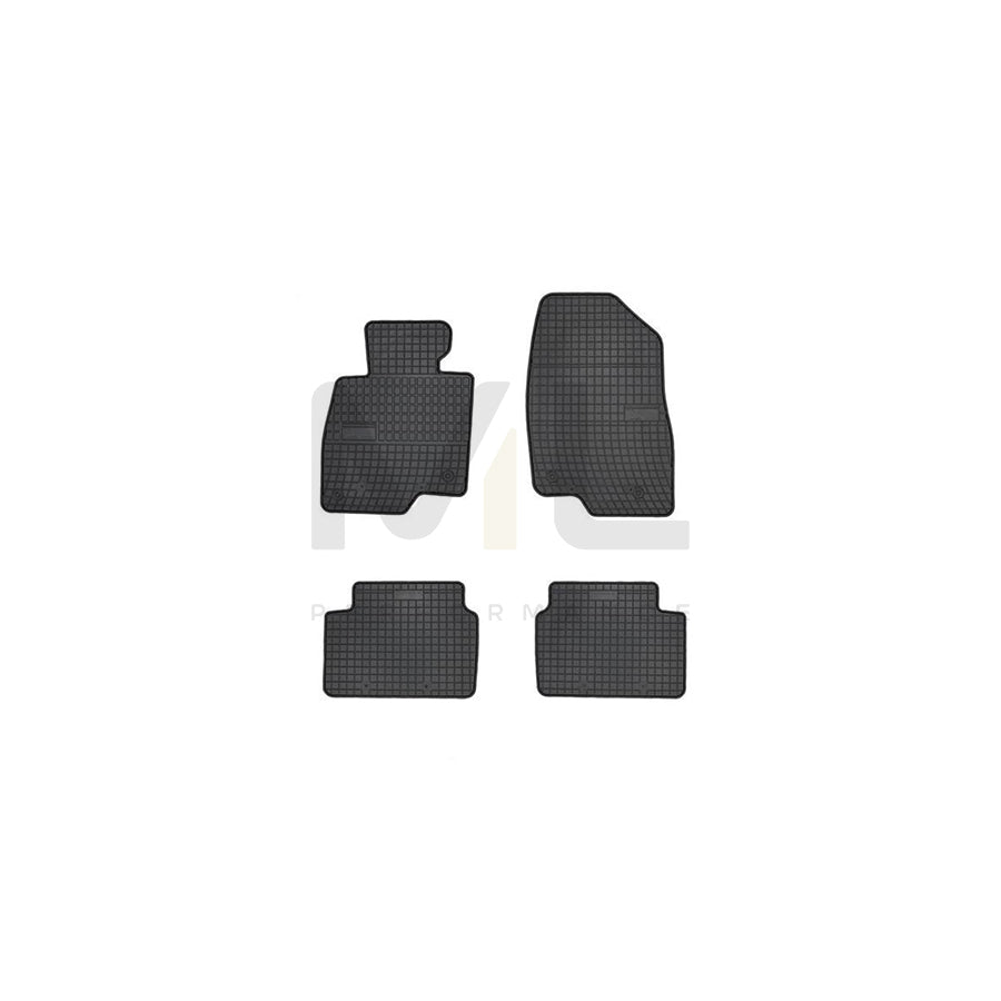 FROGUM Tailored 0862 Floor mat set Elastomer, Front and Rear, Quantity: 4, Black | ML Performance Car Parts