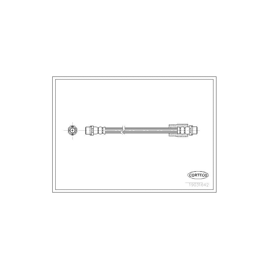 Corteco 19031642 Brake Hose For Audi A4 | ML Performance UK