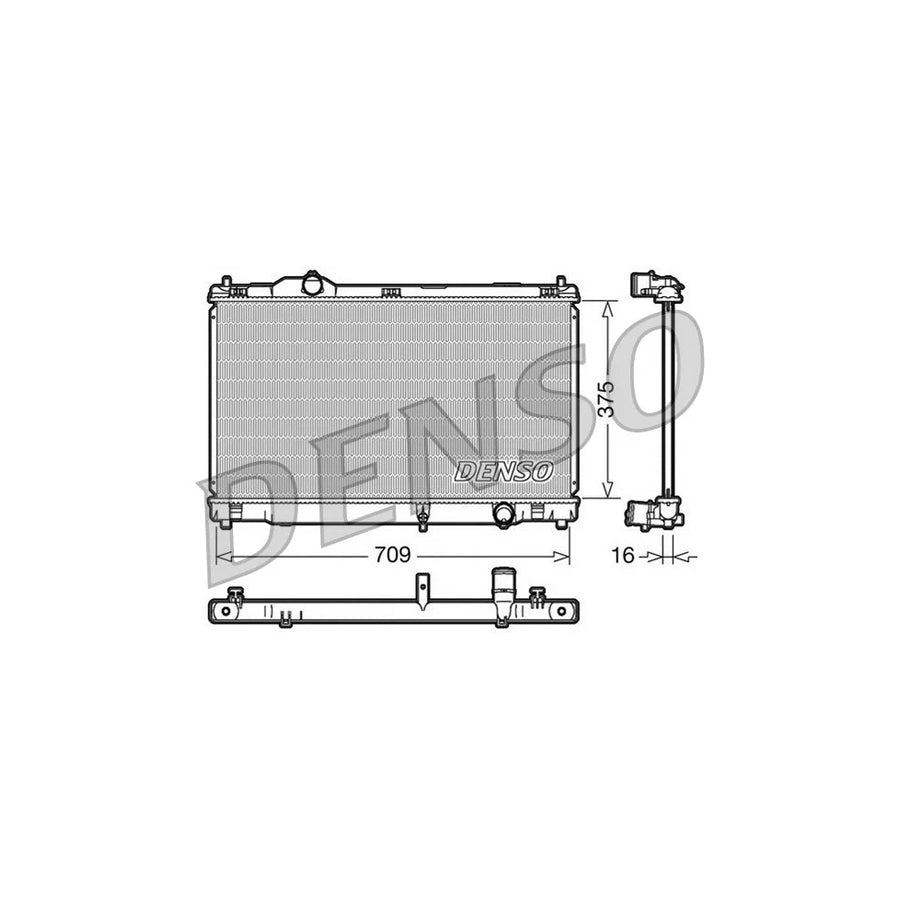 Denso DRM51001 Drm51001 Engine Radiator For Lexus Is Ii Saloon (Xe20) | ML Performance UK