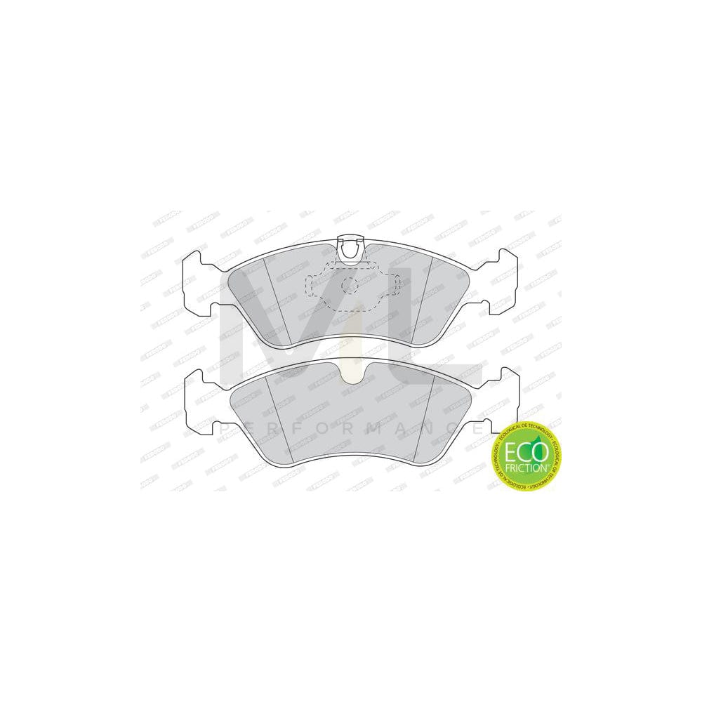 Ferodo Fdb5025 Brake Pad Set Not Prepared For Wear Indicator, With Brake Caliper Screws | ML Performance Car Parts