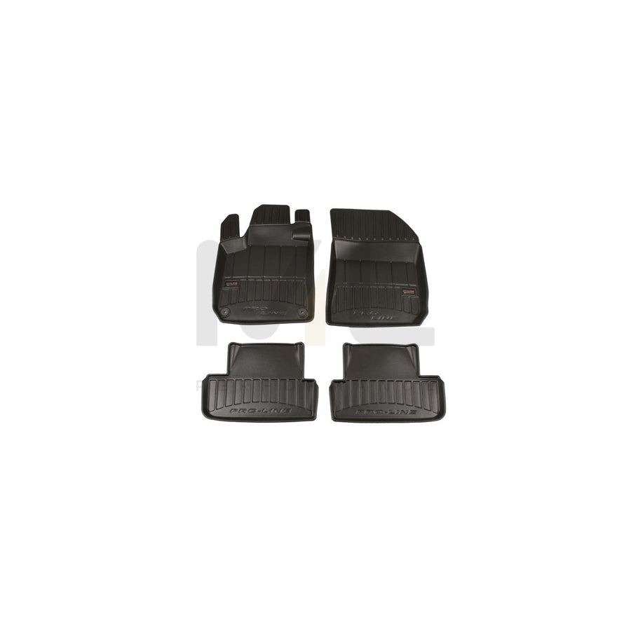 FROGUM Tailored 3D409026 Floor mat set for PEUGEOT 308 II Hatchback Elastomer, Front and Rear, Quantity: 4, Black | ML Performance Car Parts
