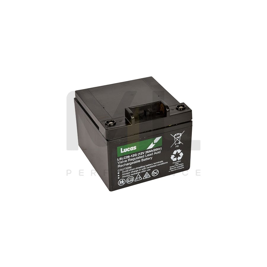 Lucas 36 Hole Golf Battery 26Ah (LSLC26-12G) | Car Batteries UK | ML Performance Car Parts