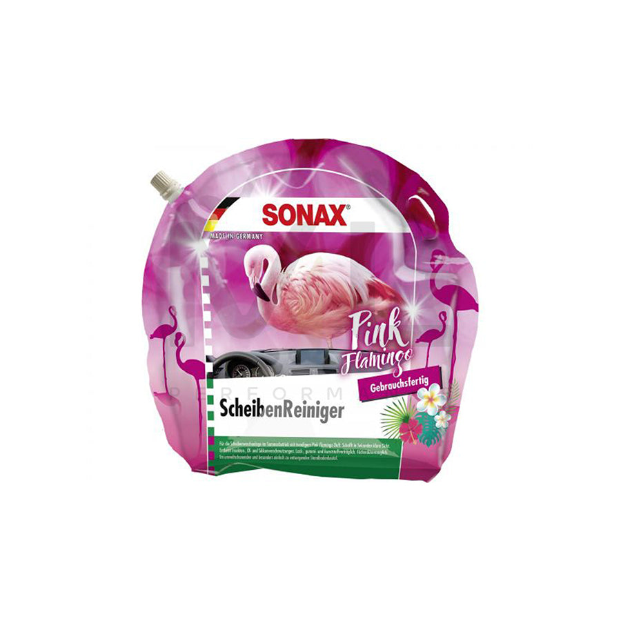Sonax Windscreen Wash ready-to-use Pink Flamingo (pouch) 3L | ML Performance Car Care