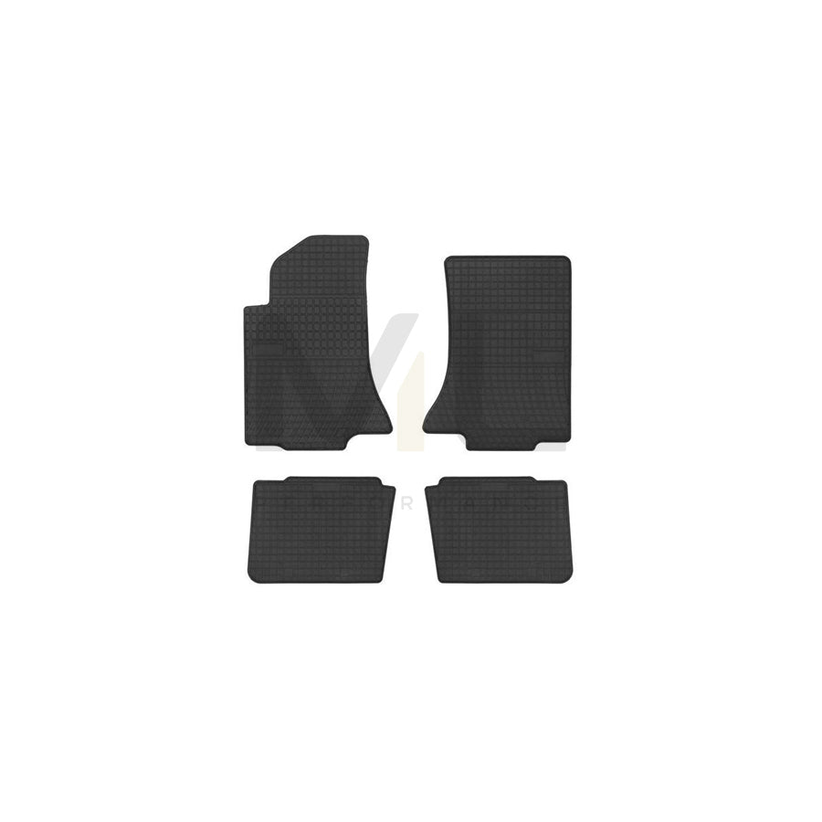 FROGUM Tailored 402041 Floor mat set for OPEL OMEGA Elastomer, Front and Rear, Quantity: 4, Black | ML Performance Car Parts