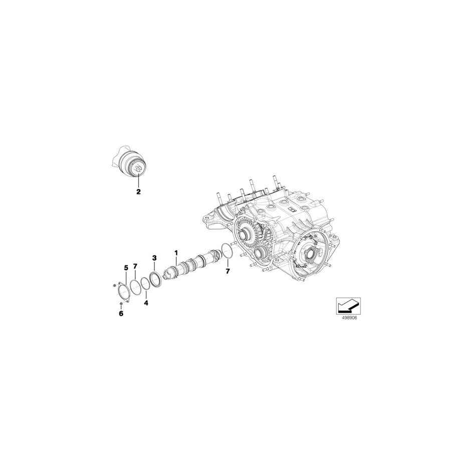 Genuine BMW 23008419628 Adjusting Plate 0,2MM (Inc. M6 GT3) | ML Performance UK