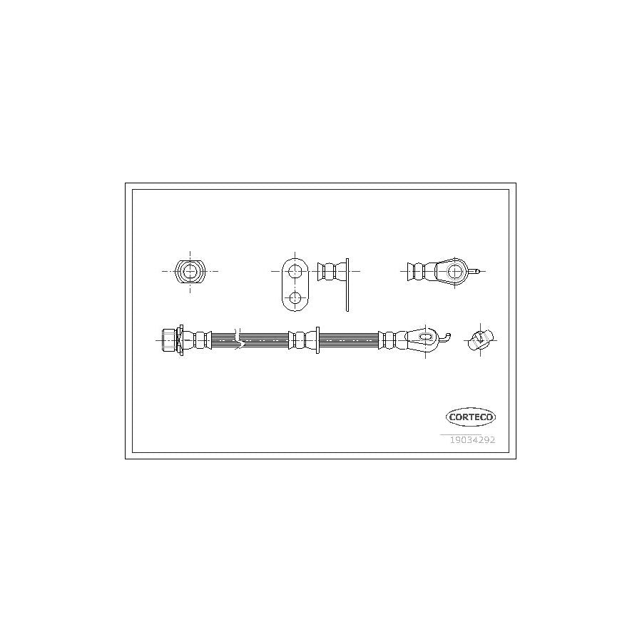 Corteco 19034292 Brake Hose | ML Performance UK