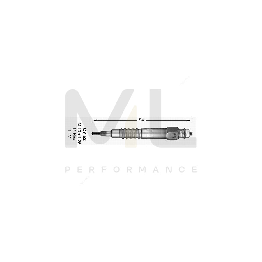 NGK Glow Plug CY52 (NGK 3017) | ML Car Parts UK | ML Performance