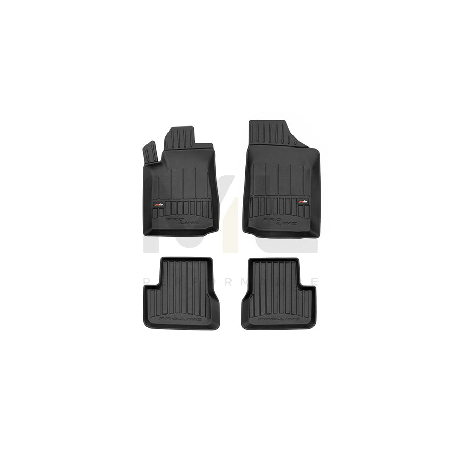 FROGUM Tailored, ProLine 3D427419 Floor mat set for CITROテ起 C3 I Hatchback (FC, FN) Elastomer, Front and Rear, Quantity: 4, Black | ML Performance Car Parts
