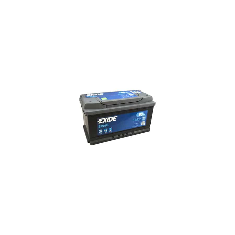 EXIDE EXCELL Batterie EB802 12V 80Ah 700A B13 Bleiakkumulator 110SE, 575 39