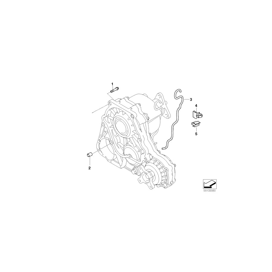 Genuine BMW 27103449008 E83 E53 Clip Chrome-free CR(VI) (Inc. X5 4.4i, 330xd & X5 4.8is) | ML Performance UK