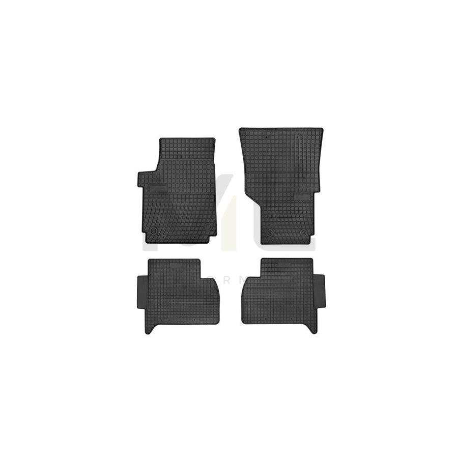 FROGUM Tailored 0401 Floor mat set for VW Amarok Pickup (2HA, 2HB, S1B, S6B, S7A, S7B) Elastomer, Front and Rear, Quantity: 4, Black | ML Performance Car Parts