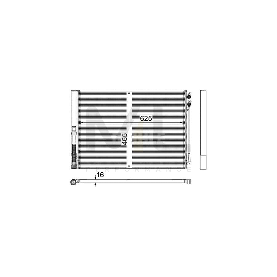 MAHLE ORIGINAL AC 567 000P Air conditioning condenser with dryer | ML Performance Car Parts
