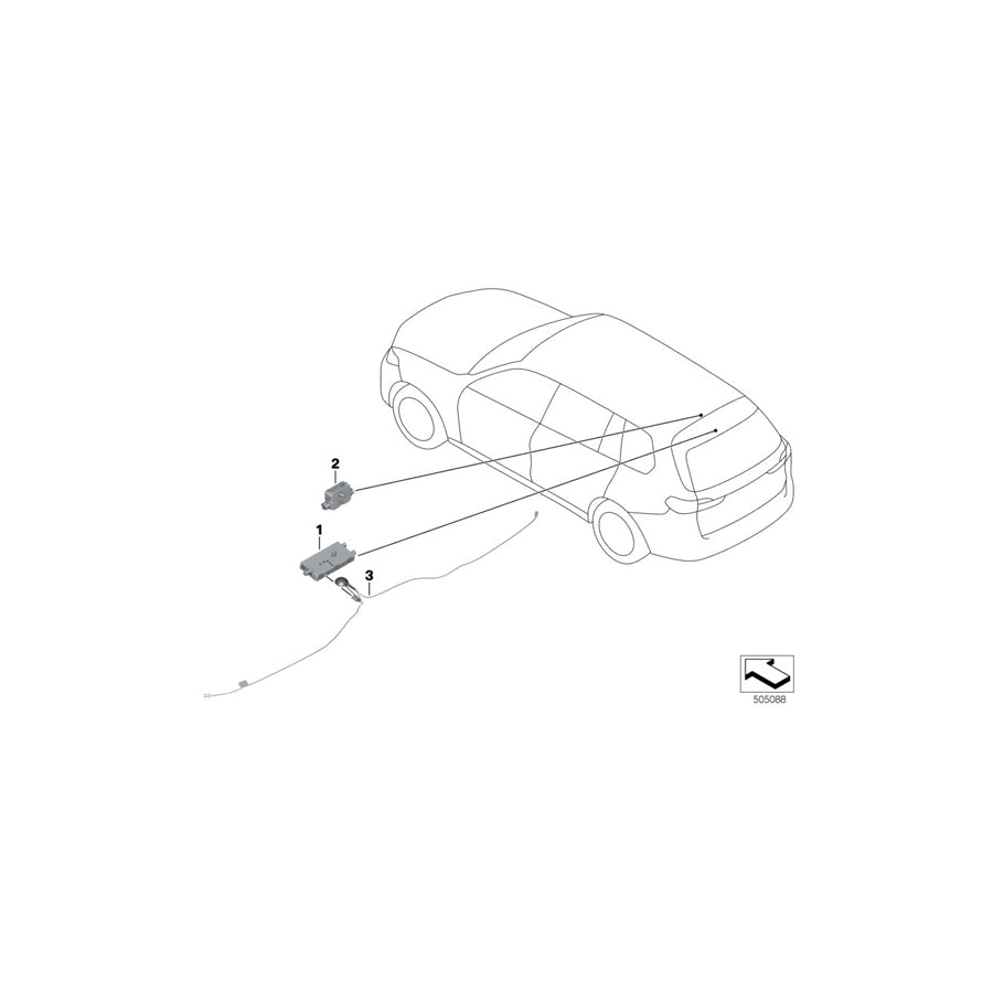 Genuine BMW 65206839349 G05 Antenna Amplifier AM/FM1/FM2/TV (Inc. X5 25dX, X5 30iX & X5 M50dX) | ML Performance UK