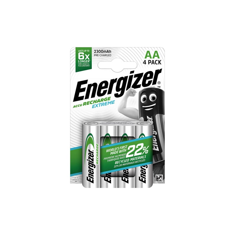 Energizer AA 2300 mAh Accu Recharge extreme (Card of 4) | ML Performance UK Car Parts